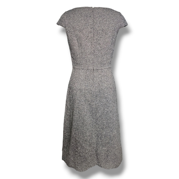 Ann Taylor midi dress with  front pleats - Picture 4 of 6